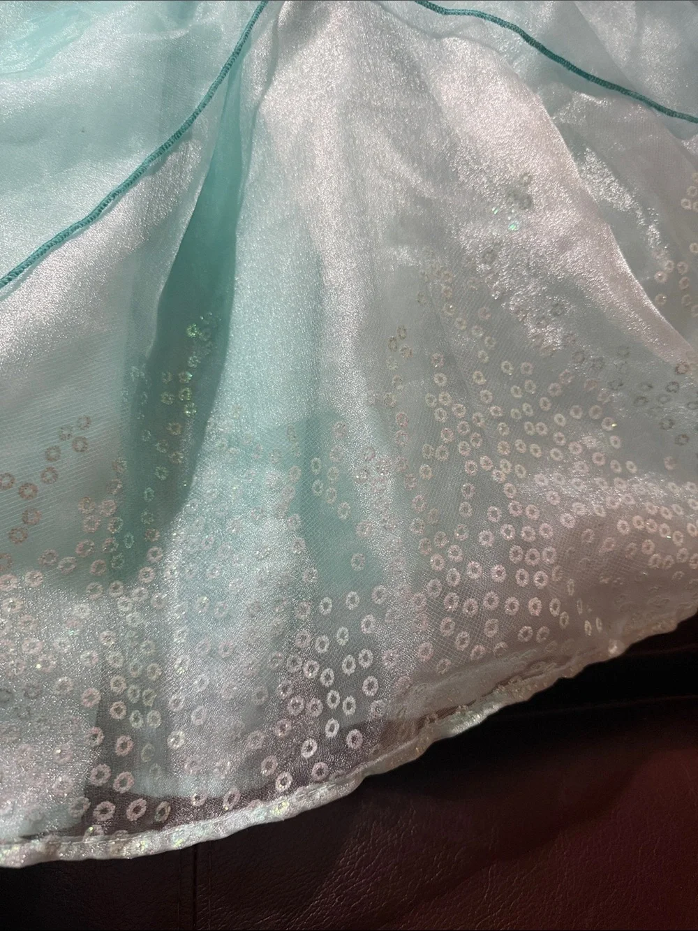 Disney shimmery aqua